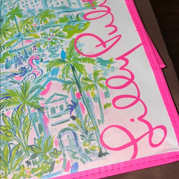 Borsa Shopping Lilly Pulitzer Floreale – Riutilizzabile – Leggera E Pieghevole